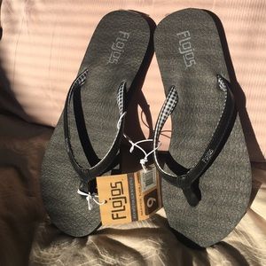 Black Flojos size 9. Brand New, Never Worn!